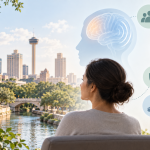 Editorial illustration for TMS Therapy in San Antonio: What to Expect, Who It May Help, and How to Prepare